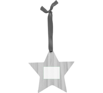 Boule de Noël en bois Étoile